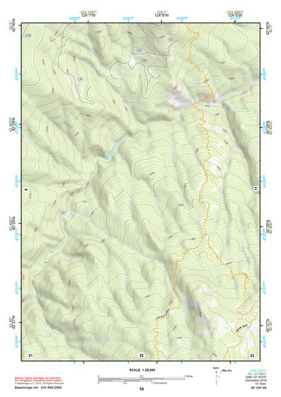 42124SE Page 10 Gold Beach Topo Preview 1