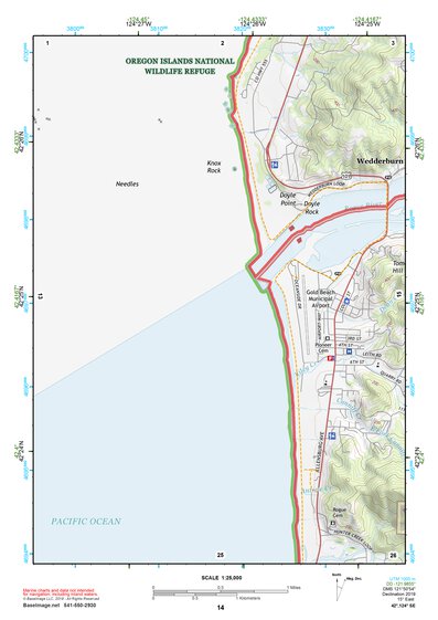 42124SE Page 14 Gold Beach Topo Preview 1