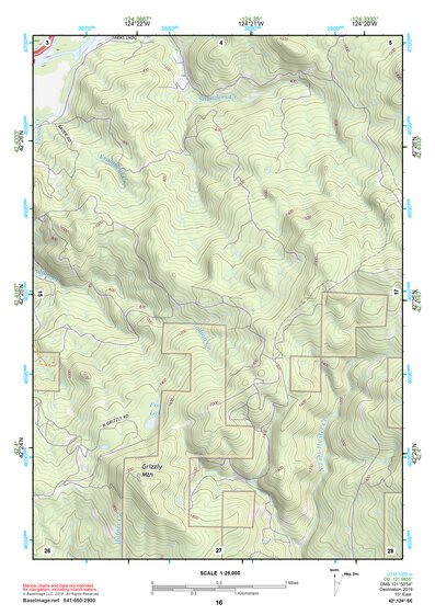 42124SE Page 16 Gold Beach Topo Preview 1