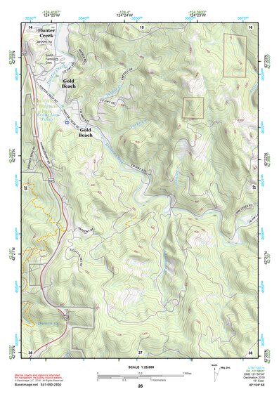 42124SE Page 26 Gold Beach Topo Preview 1