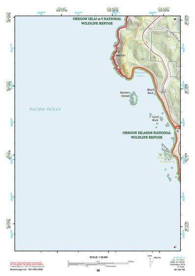 42124SE Page 36 Gold Beach Topo Preview 1