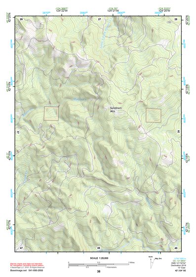 42124SE Page 38 Gold Beach Topo Preview 1