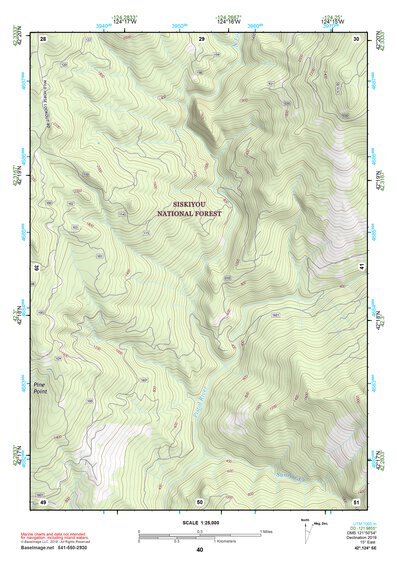 42124SE Page 40 Gold Beach Topo Preview 1