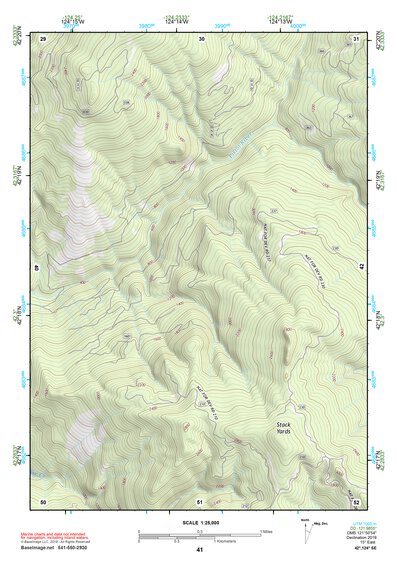 42124SE Page 41 Gold Beach Topo Preview 1