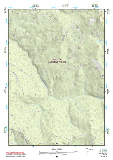 42124SE Page 42 Gold Beach Topo Preview 1