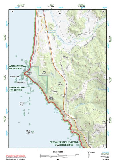 42124SE Page 47 Gold Beach Topo Preview 1
