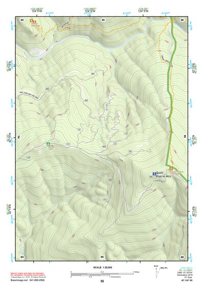 42124SE Page 55 Gold Beach Topo Preview 1