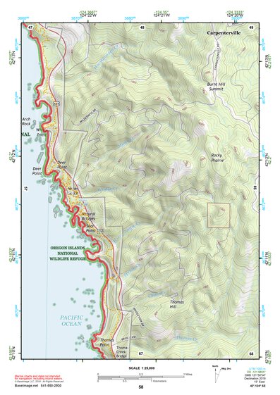 42124SE Page 58 Gold Beach Topo Preview 1