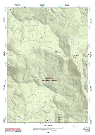 42124SE Page 65 Gold Beach Topo Preview 1