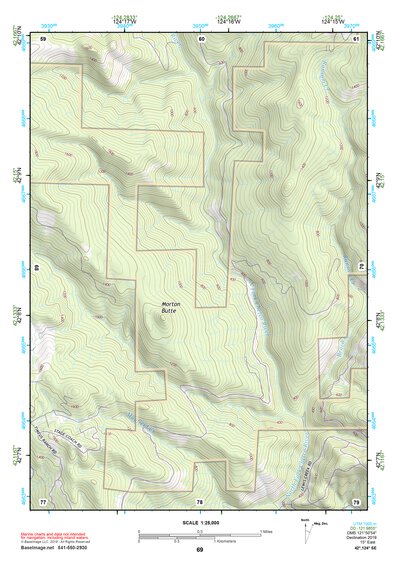 42124SE Page 69 Gold Beach Topo Preview 1