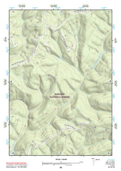 42124SE Page 83 Gold Beach Topo Preview 1
