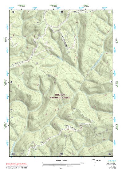 42124SE Page 93 Gold Beach Topo Preview 1