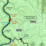 42nd Parallel Dog Slaughter Falls to Bark Camp Creek digital map