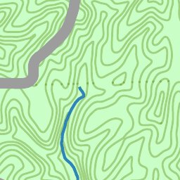 42nd Parallel Dog Slaughter Falls to Bark Camp Creek digital map