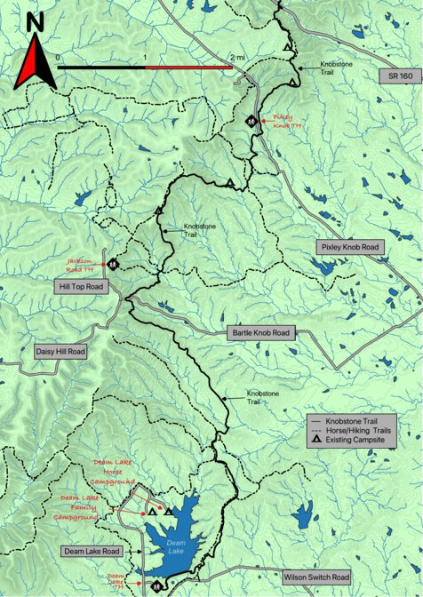 Knobstone trail outlet camping