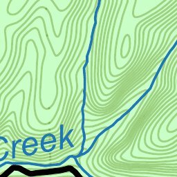 42nd Parallel Lick Creek and Princess Falls: Big South Fork digital map