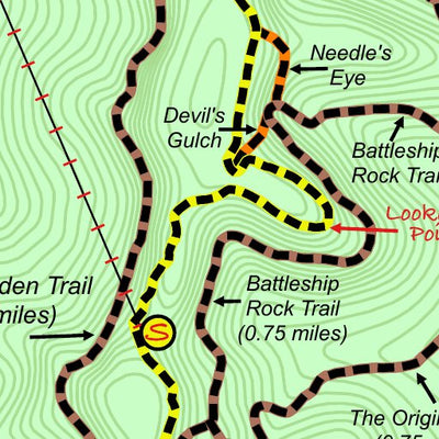 42nd Parallel Natural Bridge State Resort Park digital map