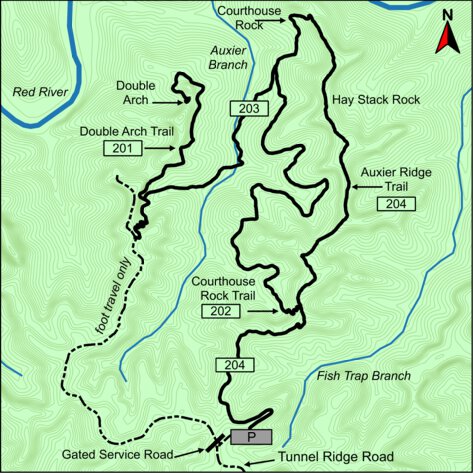 Parallel Trail Map RRG Auxier Map GEO by 42nd Parallel | Avenza Maps