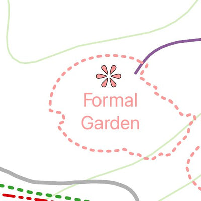 42nd Parallel UK Arboretum: Orienteering Map Intermediate Level digital map