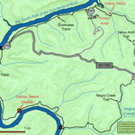 42nd Parallel Yahoo Falls Loop: Big South Fork digital map