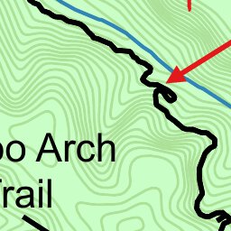 42nd Parallel Yahoo Falls Loop: Big South Fork digital map