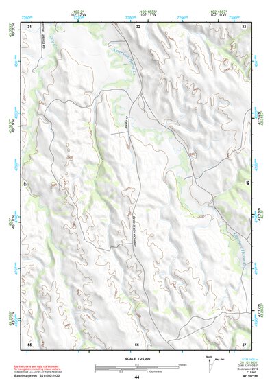 43102SE Page 44 Pine Ridge Topo Preview 1
