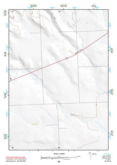 43102SE Page 84 Pine Ridge Topo Preview 1