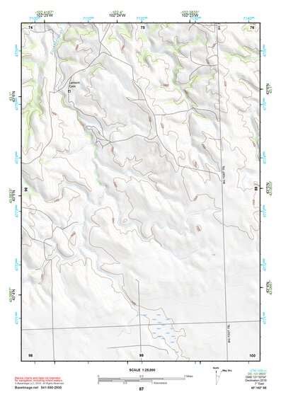 43102SE Page 87 Pine Ridge Topo Preview 1