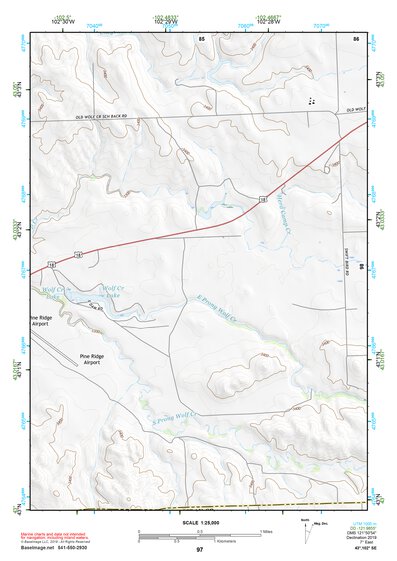 43102SE Page 97 Pine Ridge Topo Preview 1