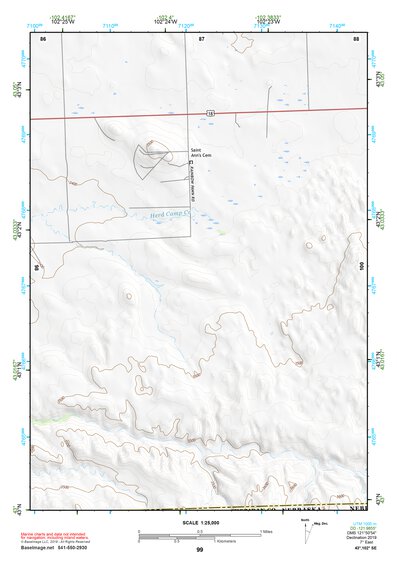 43102SE Page 99 Pine Ridge Topo Preview 1