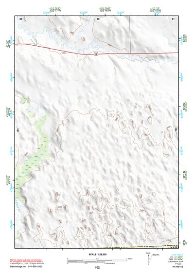43102SE Page 102 Pine Ridge Topo Preview 1