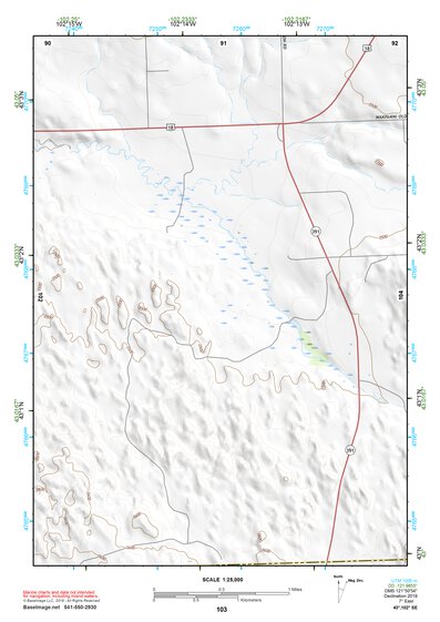 43102SE Page 103 Pine Ridge Topo Preview 1
