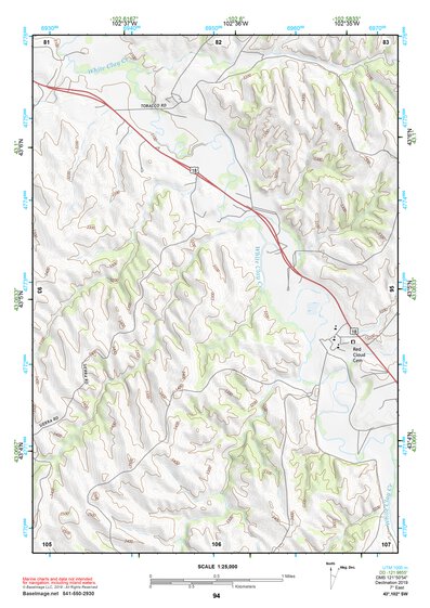 43102SW Page 94 Pine Ridge Topo Preview 1