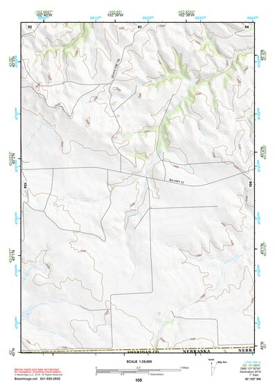 43102SW Page 105 Pine Ridge Topo Preview 1