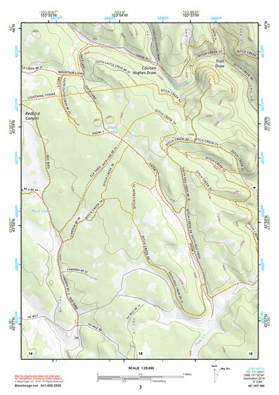 43103NW Page 3 Mount Rushmore Topo Preview 1