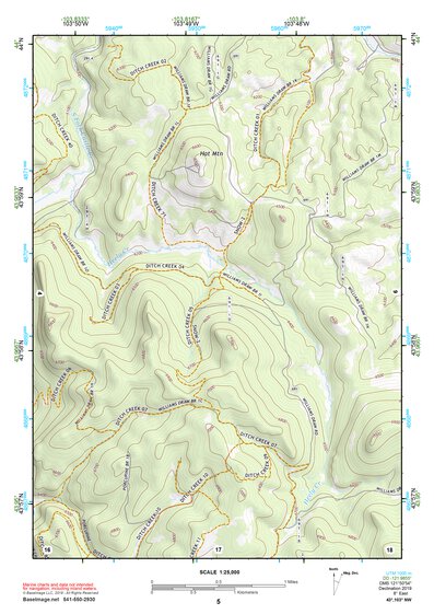 43103NW Page 5 Mount Rushmore Topo Preview 1