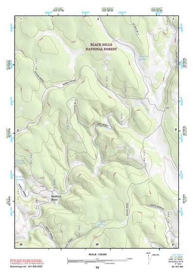 43103NW Page 14 Mount Rushmore Topo Preview 1