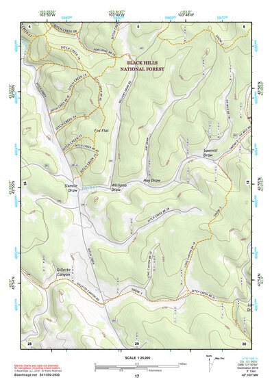 43103NW Page 17 Mount Rushmore Topo Preview 1