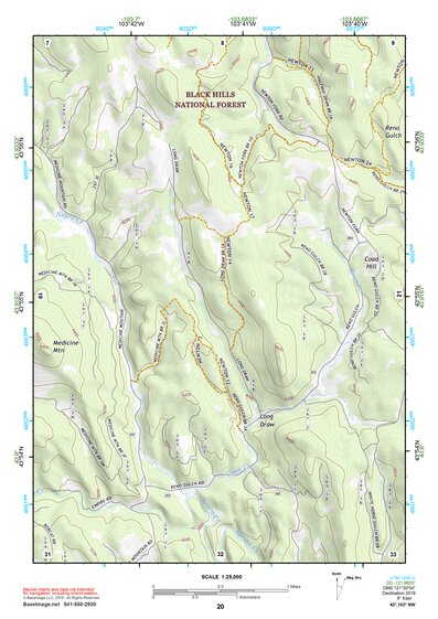 43103NW Page 20 Mount Rushmore Topo Preview 1