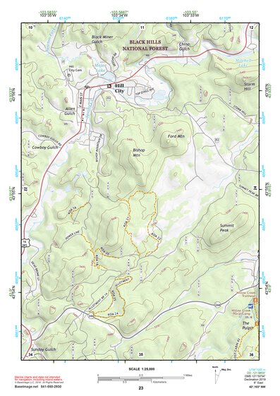 43103NW Page 23 Mount Rushmore Topo Preview 1
