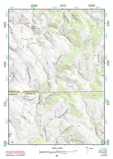 43103NW Page 28 Mount Rushmore Topo Preview 1