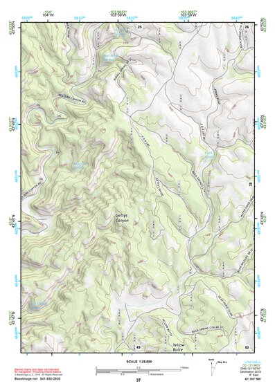 43103NW Page 37 Mount Rushmore Topo Preview 1