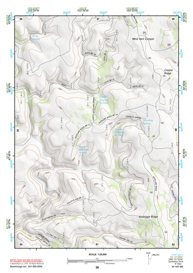 43103NW Page 39 Mount Rushmore Topo Preview 1