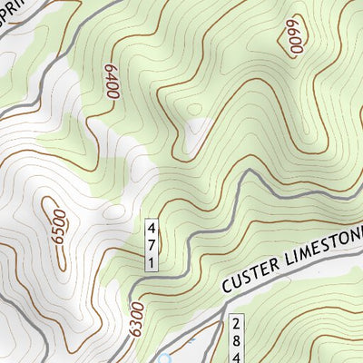 43103NW Page 42 Mount Rushmore Topo Preview 3