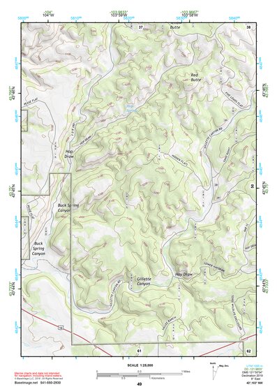 43103NW Page 49 Mount Rushmore Topo Preview 1