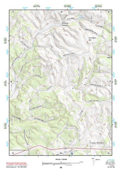 43103NW Page 50 Mount Rushmore Topo Preview 1