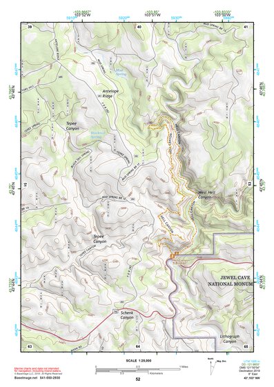 43103NW Page 52 Mount Rushmore Topo Preview 1