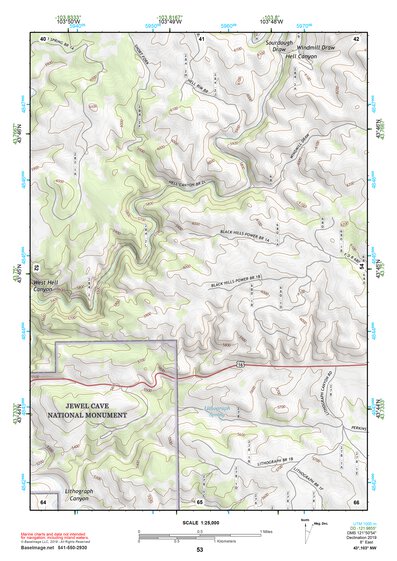 43103NW Page 53 Mount Rushmore Topo Preview 1