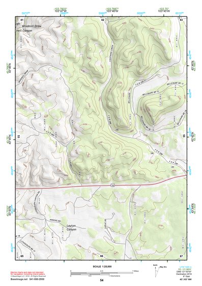 43103NW Page 54 Mount Rushmore Topo Preview 1