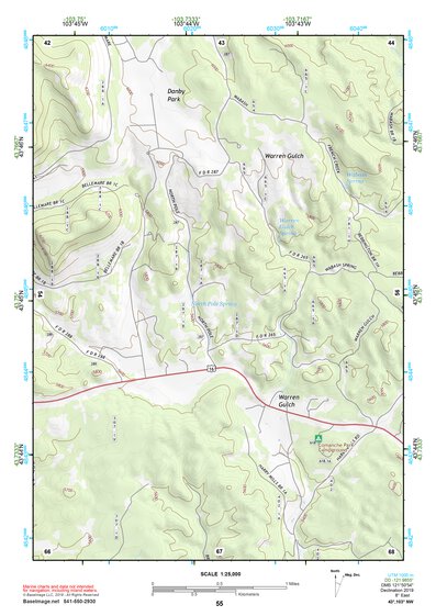 43103NW Page 55 Mount Rushmore Topo Preview 1